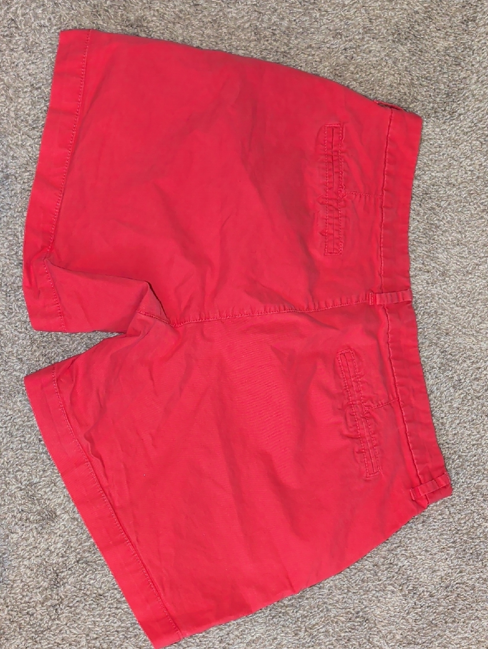 Women's Classic Roll-Hem Shorts in Bright Coral